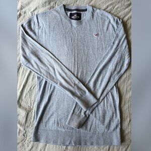 Hollister Cotton Blend Crewneck Sweater (Blue, S)
